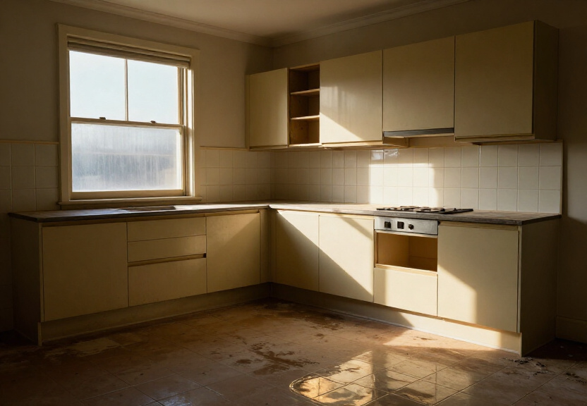 Restored kitchen in Bellevue Hill after flood restoration